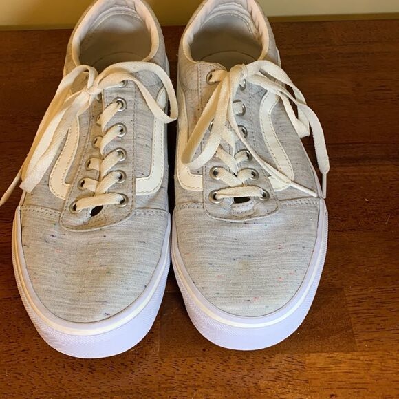 Vans size 11 women’s Heather gray sneakers - Picture 1 of 9